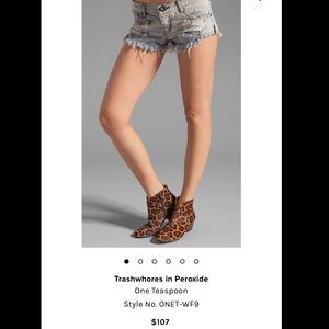 One Teaspoon Trashwhores in Peroxide